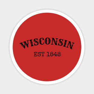 Wisconsin Est 1848 Magnet